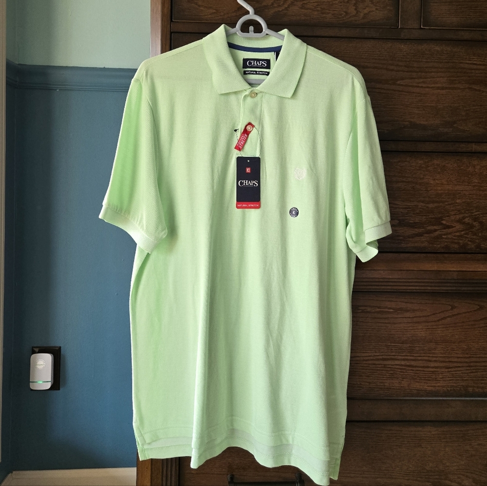 NWT Chaps Polo Green Large